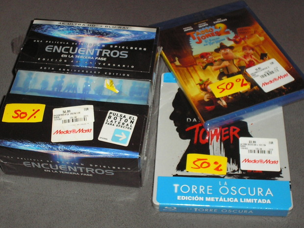 50% MM Mataró, selección SONY DVD Y Bluray.