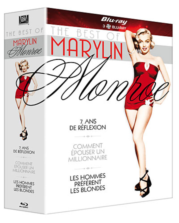 Le meilleur de Marilyn Monroe - Coffret Blu-Ray - 3 Films (Francia)