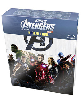 L'Intégrale Marvel / Avengers - Coffret 6 Films - Blu-Ray Iron Man - Iron Man 2 - L'Incroyable Hulk - Thor - Captain America : First Avenger - Avengers (Francia)