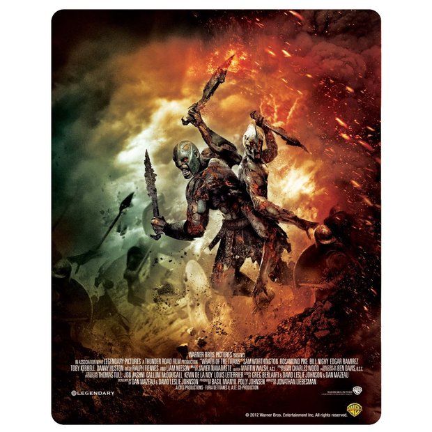 "Wrath of the Titans" Steelbook Japones (Trasera)