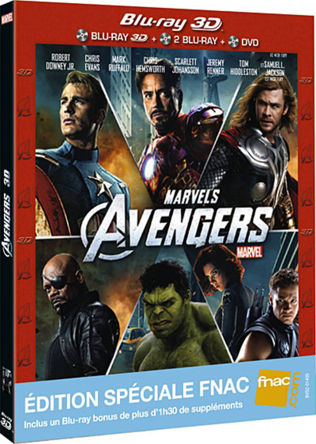 Avengers - Combo Blu-Ray 3D + DVD - Edition Spéciale Fnac (Francia)