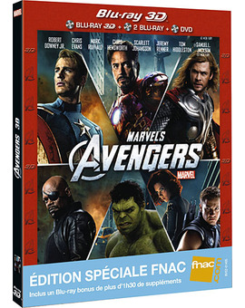 Avengers - Combo Blu-Ray 3D + DVD - Edition Spéciale Fnac (Francia)