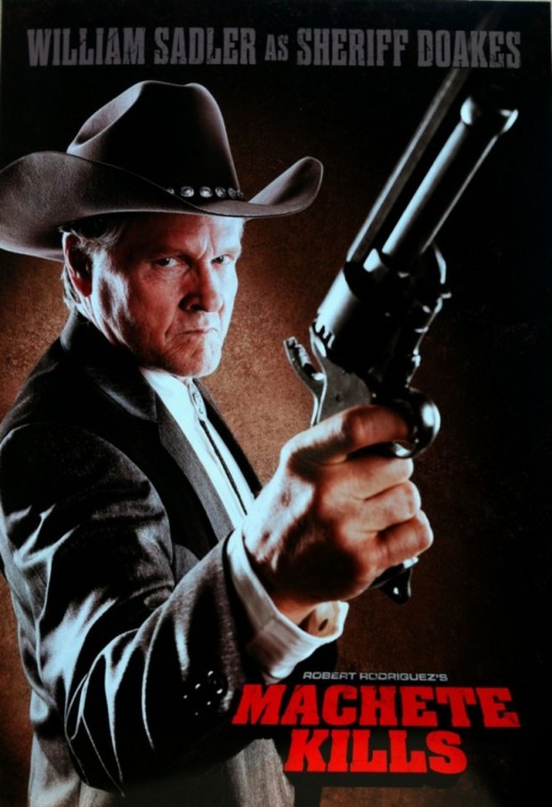 Nuevo póster de "Machete Kills" (William Sadler) 