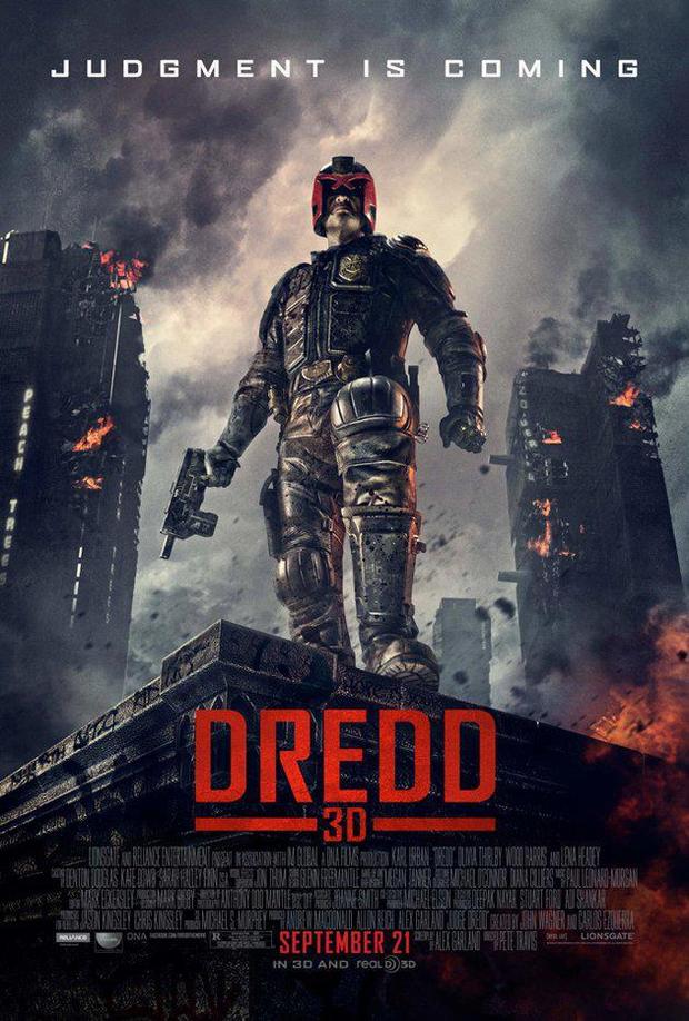 Póster final de "Dredd 3D" 