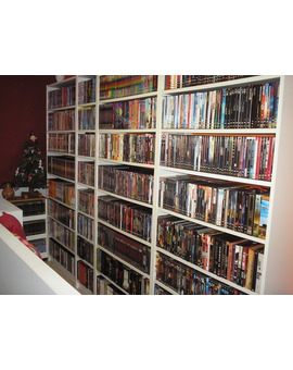 A si quedaron mis dvd colocados (parte de ellos)