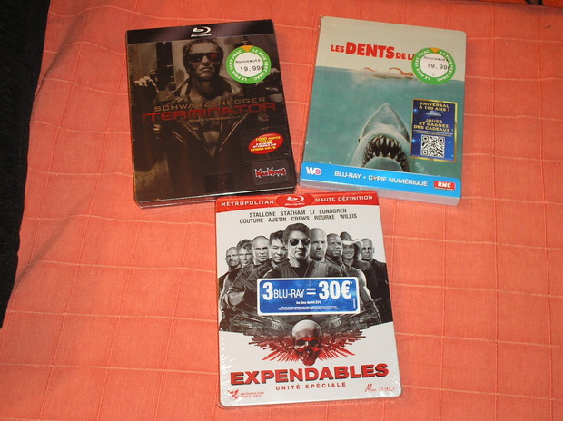Steelbook's 3x30 fnac francia