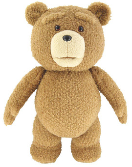 Peluche Oso Ted (The Movie). Con sonido, 60cm, versión Adulto e inglés