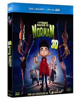Portada Francesa de "L'étrange pouvoir de Norman - Combo Blu-Ray 3D + DVD Inclus les versions 2D / 3D"