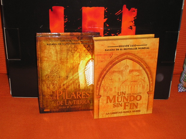 "Los Pilares de la Tierra" y "Un Mundo Sin Fin" DVD y Bluray.
