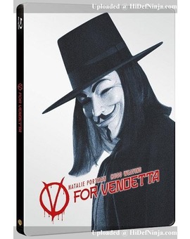"V Vendetta" Steelbook (Japan) diseño exterior.