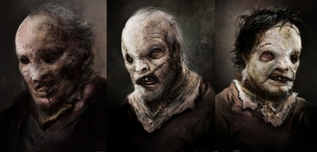 Las máscaras descartadas de Leatherface