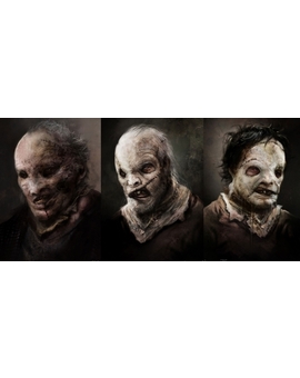 Las máscaras descartadas de Leatherface