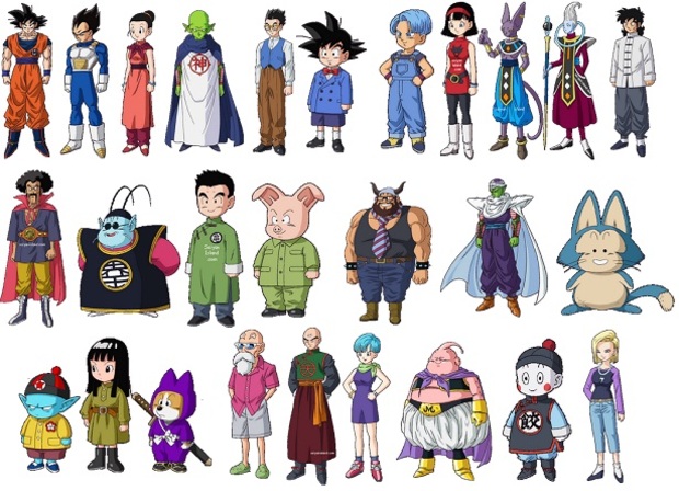 Personajes de la nueva de "Dragon Ball" y listado de dobladores.