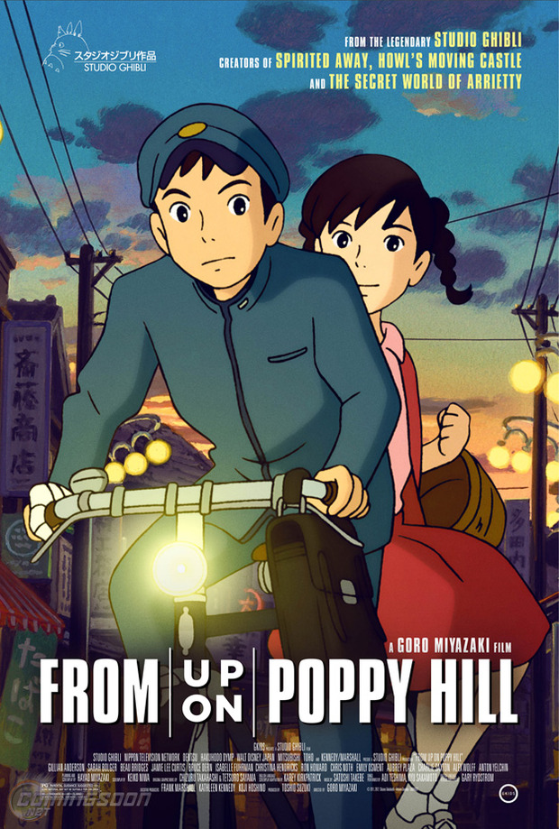 Trailer y póster americano de la película de Studio Ghibli 'From Up on Poppy Hill' 