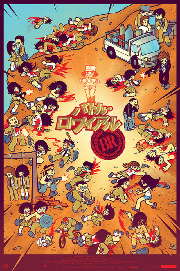 Póster mondo de Battle Royale 