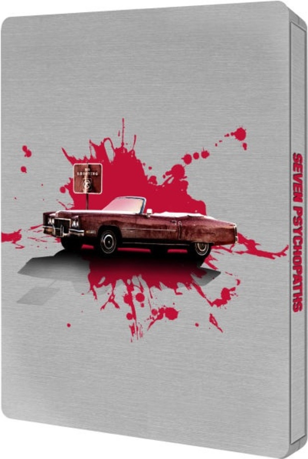 Steelbook "Seven Psychopaths" exclusiva Zavvi Contraportada