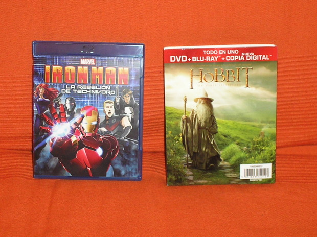 Iron Man, y el amigo Hobbit de segunda mano.