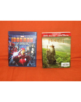 Iron Man, y el amigo Hobbit de segunda mano.