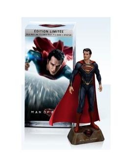 Man of Steel Coffret Edition Limitée Combo Blu-Ray 3D + 2D + Statue 