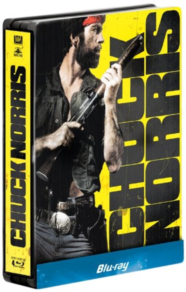 Chuck Norris : Oeil pour oeil + Delta Force + Sale temps pour un flic + Portés disparus - Edition limitée boitier métal (STEELBOOK FRANCIA)