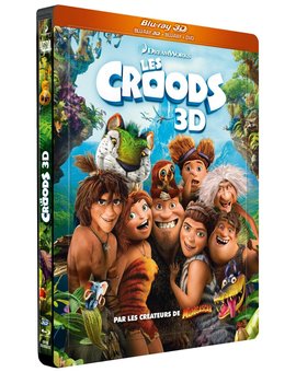 Metales Franceses; "Les Croods - Combo Blu-ray 3D + Blu-ray + DVD"