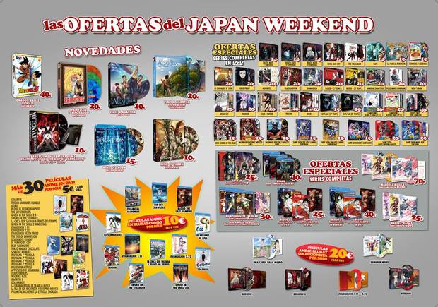 Promociones para el  JAPANWEEKEND MADRID 2013 "Selecta Visión"