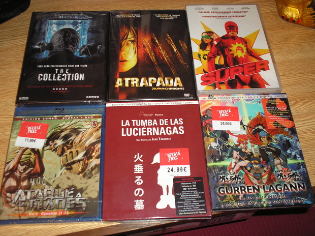 Mis nuevos 3x2 de Fnac y con una tarjetita de 10 euros de regalo.