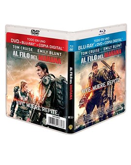 Precioso (sarcasmo) diseño final de "Al Filo del Mañana" gracias Warner.