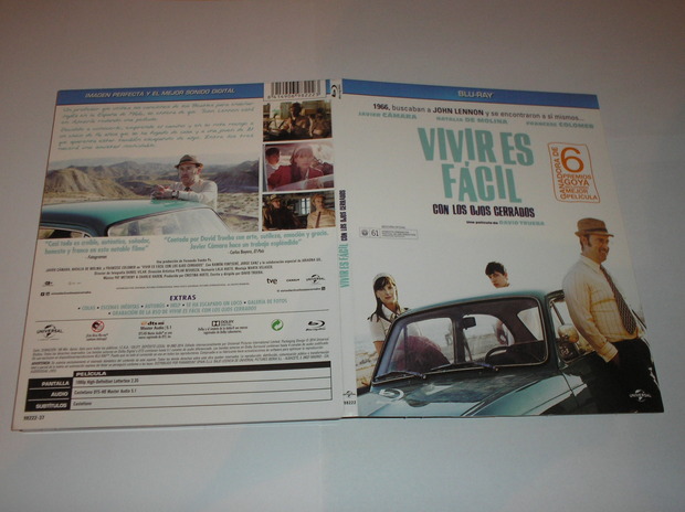 Vivir es Fácil con los Ojos Cerrados Blu-ray - Digipack foto 3.