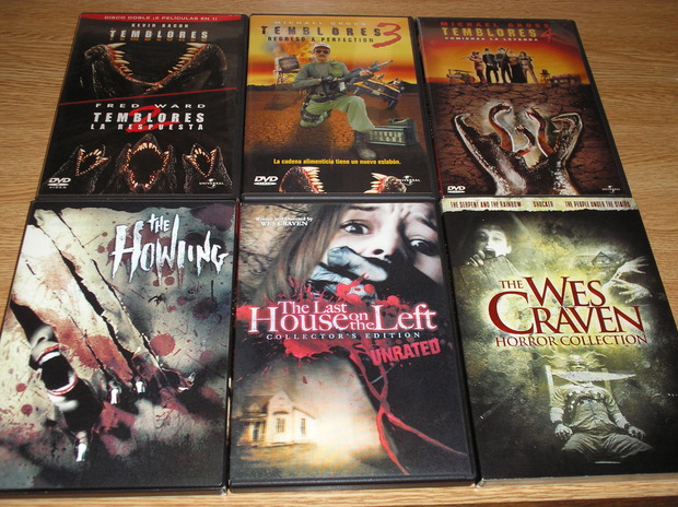 Rey Craven y unos gusanos DVD.