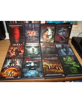 venga, algunas mas en DVD, alguna con abundante caspa.