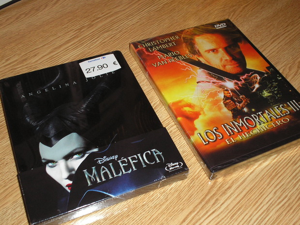 2X1 Malefica C4, y un DVD 1 Euro.