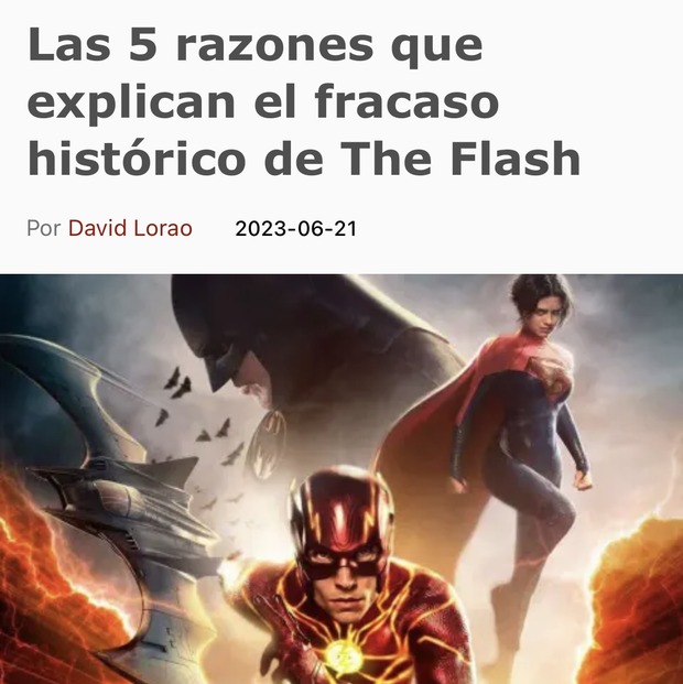 Fracaso the flash