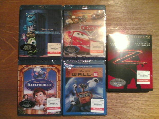 Ofertas Pixar - Media Markt (03/03/2010)