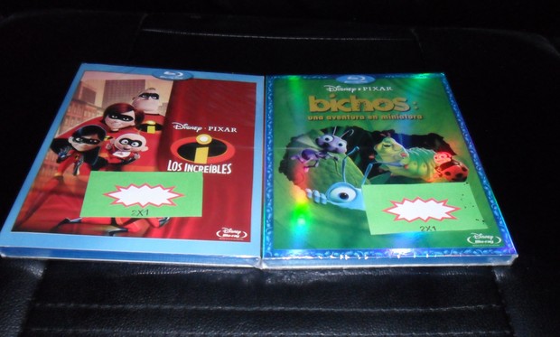 2x1 Pixar - El Corte Inglés (01/07/2011)