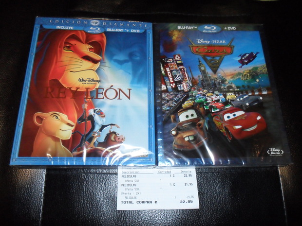 2x1 Disney - Hipercor (27/12/2011)