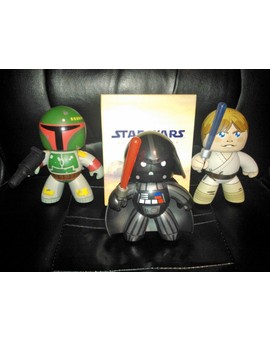 Star Wars Saga + Mighty Muggs "Luke, Vader y Boba"