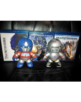Transformers Saga + Mighty Muggs "Optimus y Megatron G1"
