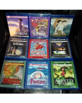 Mi Colección Estudio Ghibli en Blu-ray