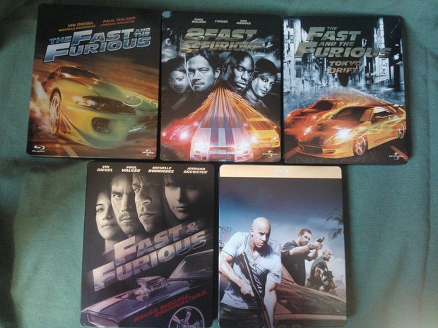 Mi colección de A Todo Gas en Steelbook