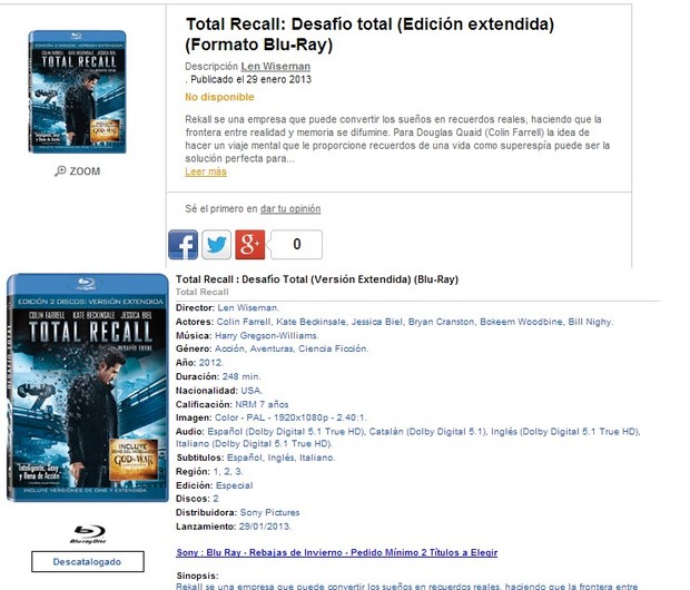 ¿Desafío Total 2012 Vers. 2 Discos descatalogada?