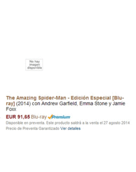 Amazing Spiderman 2: Edición Especial en Amazon, ¿será la de Electro?