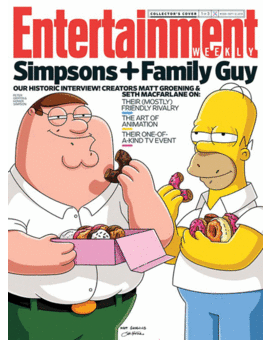 Padre de Familia + Los Simpson: Portadas de EW