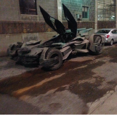 Batman V Superman: Batmóvil en Detroit