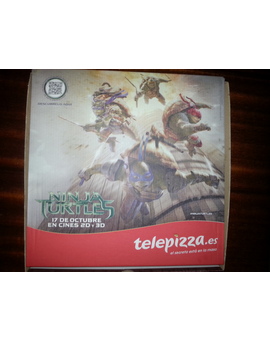 Las tortugas ninja en las cajas de telepizza