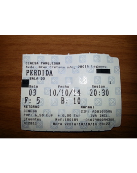 Perdida: Mi critica y mi entrada