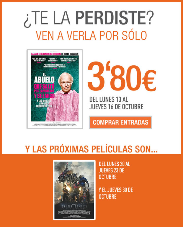 Proximas ofertas cinesa