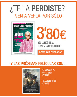 Proximas ofertas cinesa