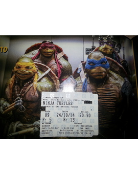 Ninja Turtles:  Mi critica y mi entrada