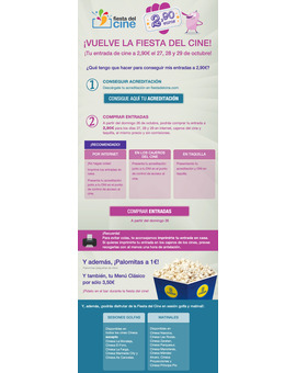 Fiesta del cine: ¿Que peliculas habeis visto durante estos 3 días de fiesta del cine?